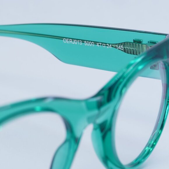 🕶️ New Off-White OERJ013 STYLE 13 5000 Eyeglasses - Transparent Green Frame - Picture 7 of 12